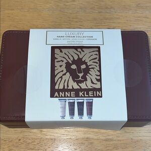 Anne Klein Hand Cream Set in Brown Case